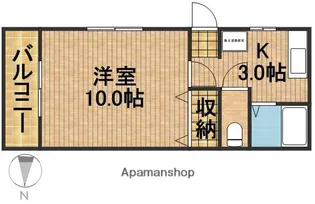 YOUR TOWN O【2階】の間取り