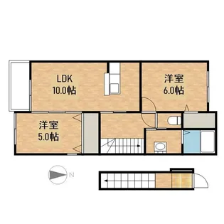 笠麓館北【2階】の間取り