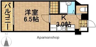 ホリホックイン元浜【2階】の間取り