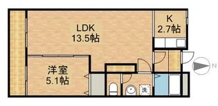 ホワイトヒルズ【3階】の間取り