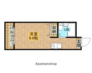 メゾン・ド・サンディーク【202号室】の間取り