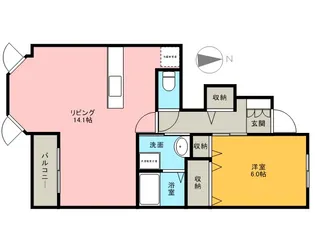 SGアネックスⅠ【1階】の間取り