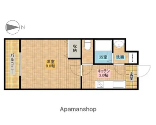 ブルースハープⅡ【1階】の間取り