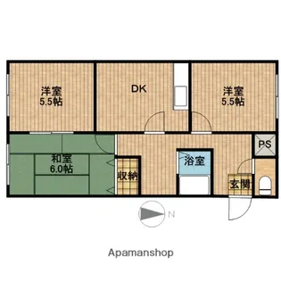 レトア【101号室】の間取り