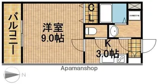 HEIMシュワン【3階】の間取り