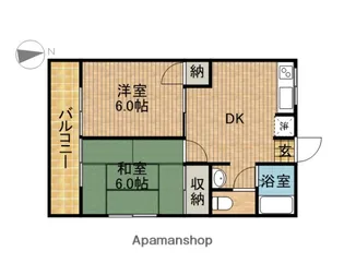 クレール大柳【2階】の間取り