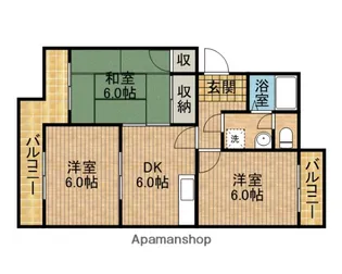 フェニックスマスダ【2階】の間取り