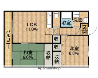 CO・COON【2階】の間取り