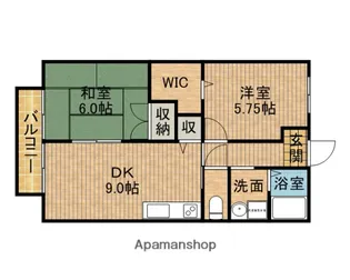 クリアメゾン【202号室】の間取り