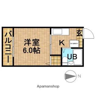 アスターA【2階】の間取り