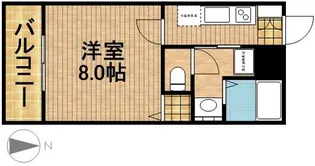 フレアコート【1階】の間取り
