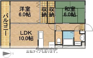クラウディアⅡ【2階】の間取り