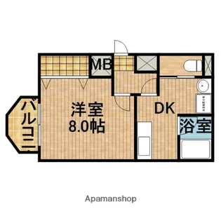 SOLEIL【306号室】の間取り