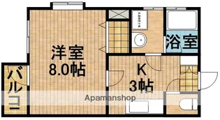 半田ビレッジ7号棟【1階】の間取り