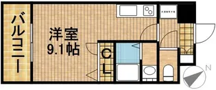 オンリーワン【3階】の間取り