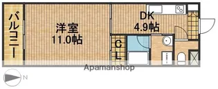 リンボック【402号室】の間取り