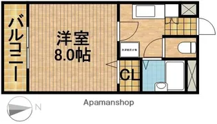 レガーロ鴨江Ⅱ【4階】の間取り