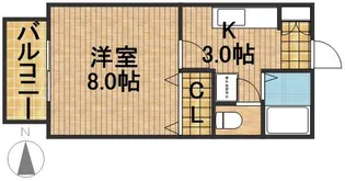 メイプルTSS【1階】の間取り