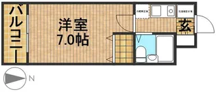 フォーラム和地山【3階】の間取り