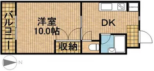 ビーハイヴ【1階】の間取り