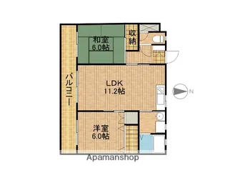ウインズ熊野【2階】の間取り