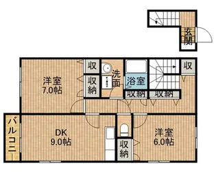 FORMOSAⅡ【2号室】の間取り