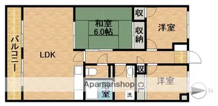 クラウンハイツ【2階】の間取り