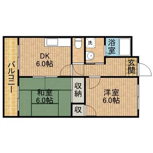 SURPLUS志太【2階】の間取り