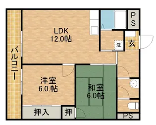 SURPLUSチェリー【2階】の間取り