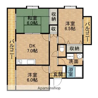 サンセール大石【2階】の間取り