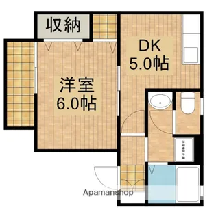 ファンテールC【1階】の間取り