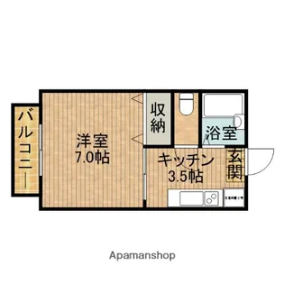 シャルムF【1階】の間取り