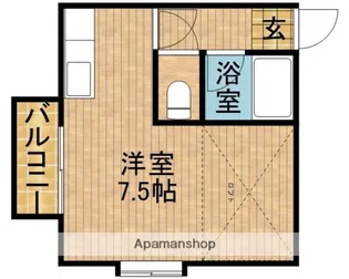 プレシジョンウイング【201号室】の間取り