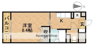 有玉北クローバービル【2階】の間取り