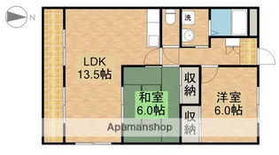 マンションレイゴ【303号室】の間取り