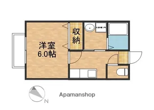 クリスタルⅡ【2階】の間取り