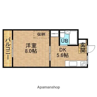 メルカードあさひⅡ【1階】の間取り