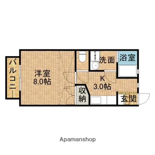 ルノワール【2階】の間取り