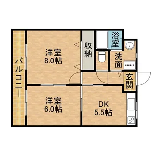 キャッスルローゼ【3階】の間取り