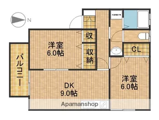 グランソル【1階】の間取り