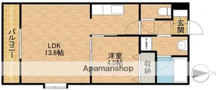 静岡県浜松市中央区神田町【マンション】の間取り