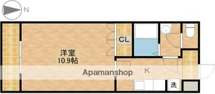 サーバタ【2階】の間取り