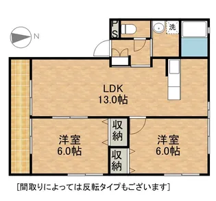 JOYTOWN城山A【1階】の間取り