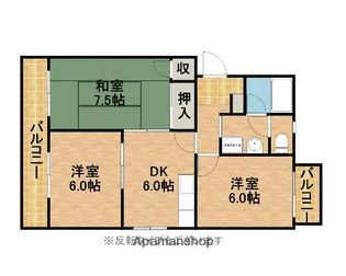サンセットストリート【4階】の間取り