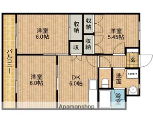 エクセレント大覚寺【2階】の間取り