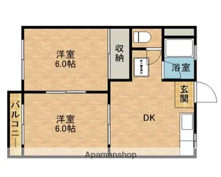 フォーブル村松Ⅰ【2階】の間取り