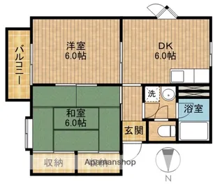 ベルトゥリーⅠ【3階】の間取り