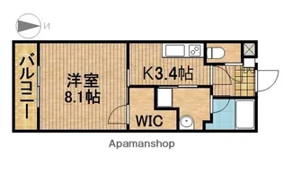 LA・MERⅠ【3階】の間取り