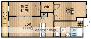 カトル・パレ【4階】の間取り