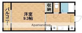 キャッスルタウンC【1階】の間取り